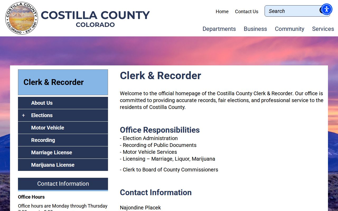 San Acacio warrant records and county custodian distinction